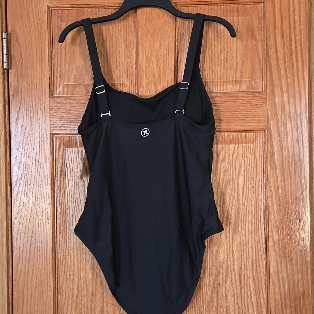 Hurley NWT Black Women's One Piece Swimsuit